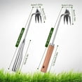 thumbnail image 2 of AIIONP Weed Puller Tool, 2025 New Manganese Garden Weeder Tool, Hand Weeding Tools, Portable Weeding Rake Weed Removal Tool for Lawn Garden Yard Farm (B-12.4in), 2 of 8