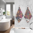 thumbnail image 6 of SKYSONIC Bathroom Hand Towels 2 Pack, Vibrant Cartoon Mushroom, Cotton Bath Towels Lightweight Quickdry for Bathroom Ktichen Travel Gym, 16"×28", 6 of 7