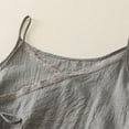 thumbnail image 5 of AherBiu Tank Tops for Women Spaghetti Strap Wrap Tie V Neck Lightweight Sleeveless Summer Casual Shirts Blouse, 5 of 6