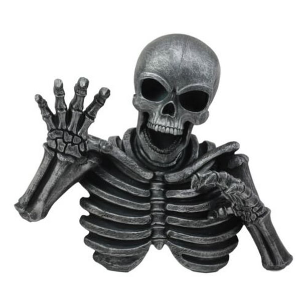 Ebros Thriller Graveyard Morbid Clawing Skeleton Wall Decor Grinning Skull Hanging Plaque As 3d Art Sculpture And Gothic Decorative Statue Com - Morbid Home Decor Ebros Thriller Graveyard Morbid Clawing Skeleton Wall Decor Grinning Skull Hanging Plaque As 3d Art Sculpture And Gothic Decorative Statue Com - Morbid Home Decor