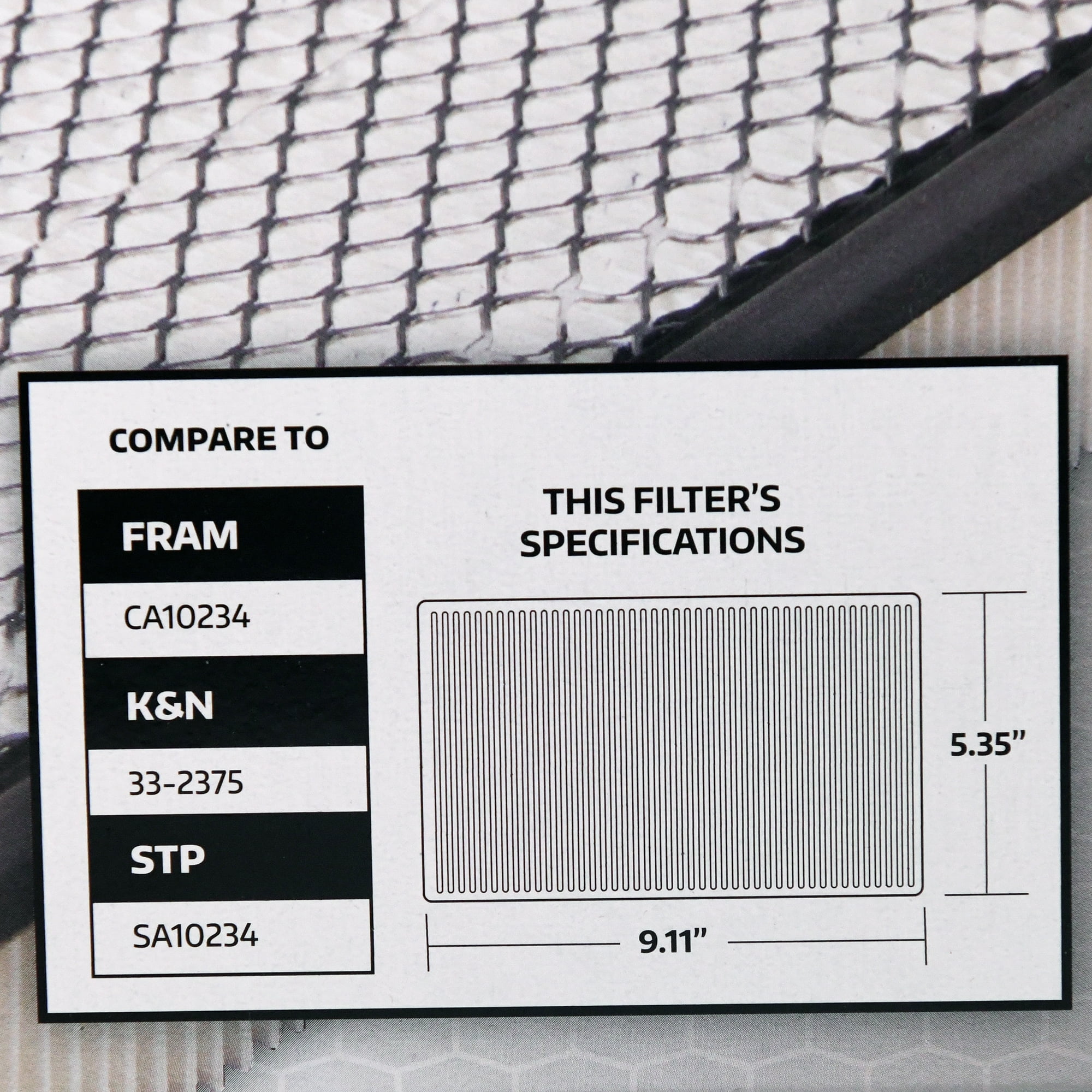Super Tech 2780 Engine Air Filter, Replacement Filter for Nissan Fits select: 2007-2012 NISSAN VERSA, 2014-2018 INFINITI Q50