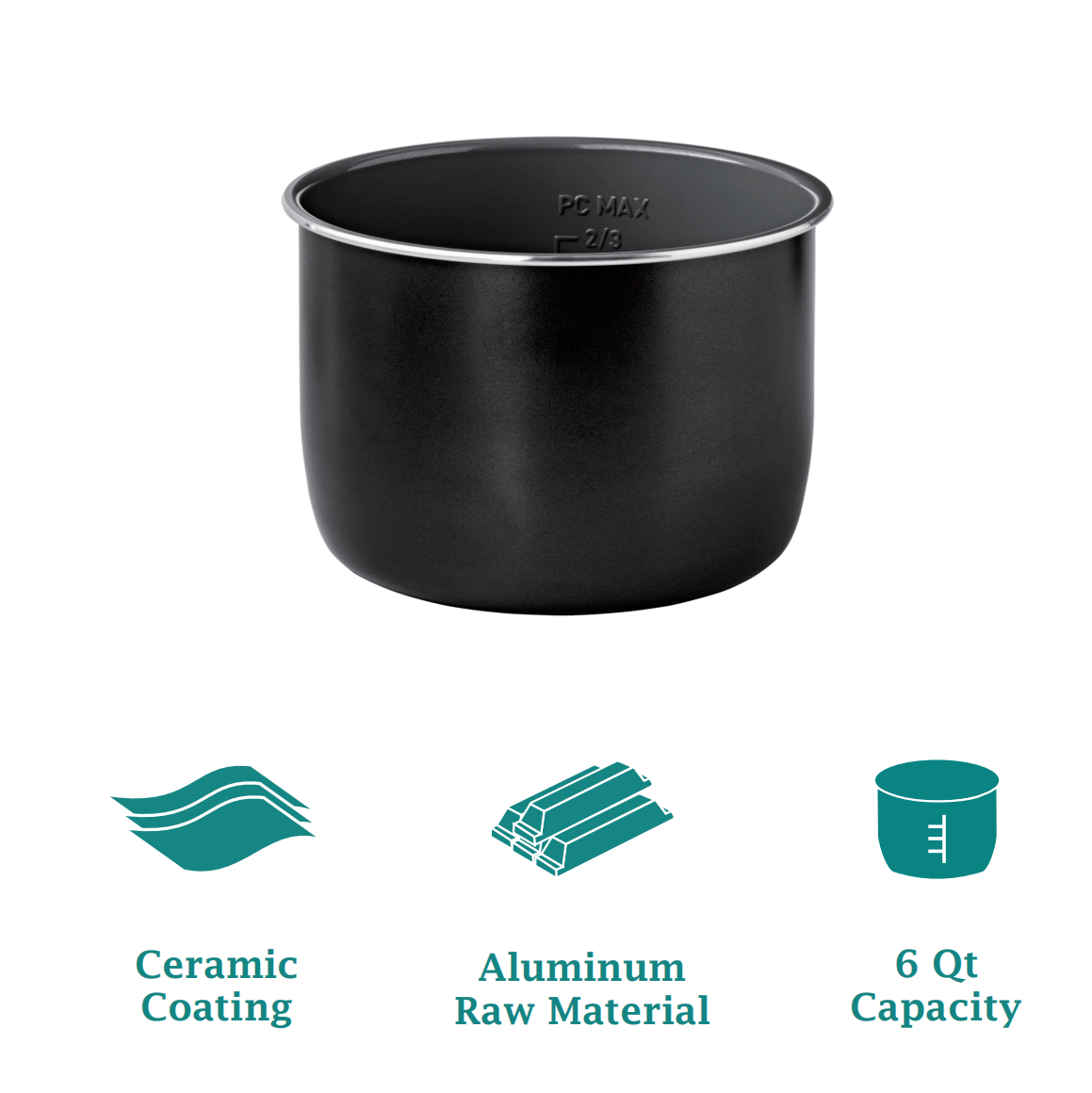 Pioneer Woman Linen Speckle 6 Qt Pressure Cooker photo 7