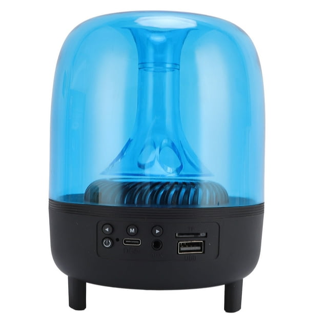 Altavoz Portátil, Luces Coloridas 1500 MAh Multifuncional Alivio Del Estrés Altavoz Transparente Para Dormitorio De Oficina