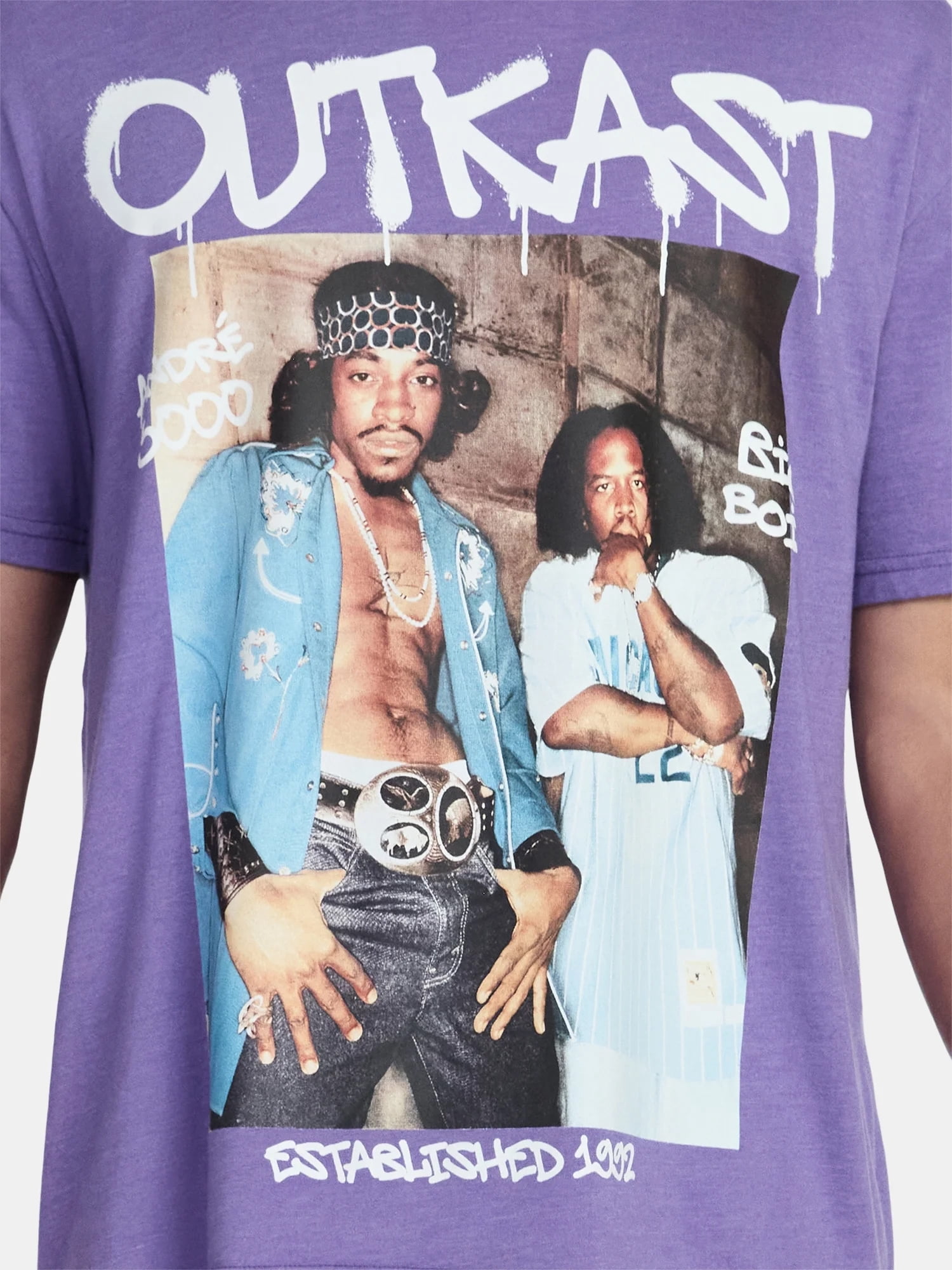 Outkast Men's and Big Men's Boxy Fit Graphic Tee with Short Sleeves, Sizes XS-5XL
