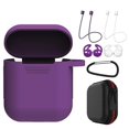 thumbnail image 1 of Bluelans 7 Uds bolsa de almacenamiento de auriculares portátil de silicona compatible con Bluetooth caja Csae Compatible con Airpods, 1 of 5