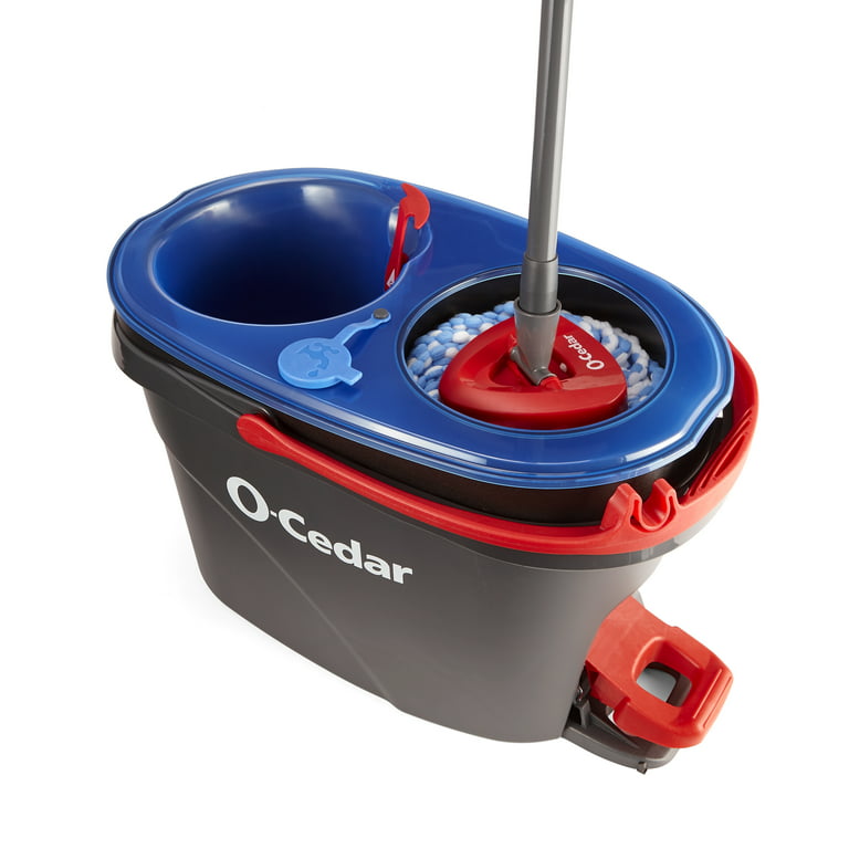 O-Cedar Easywring Spin Mop System, Microfiber, Rinse Clean