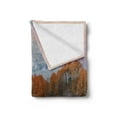 thumbnail image 2 of Landscape Soft Flannel Fleece Blanket, Mountains Scenery Misty Nature View Forest Lake Reflection Pink Sky Photography, Cozy Plush for Indoor and Outdoor Use, 50" x 70", Multicolor, by Ambesonne, 2 of 5