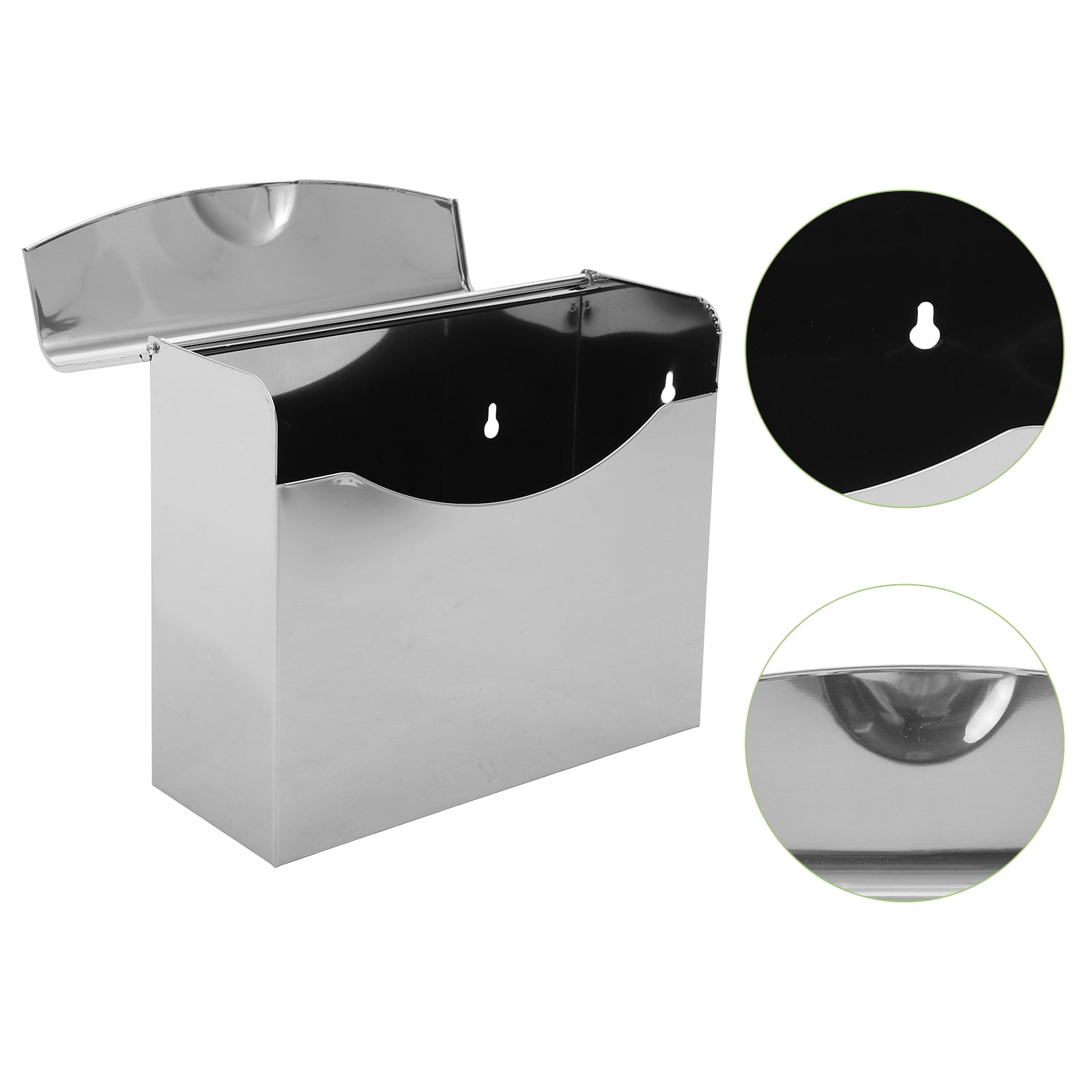 HOMEMAXS  Wall Mounted Toilet Paper Dispenser Facial Tissue Holder Box