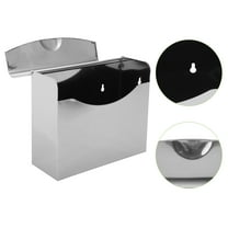 WHAMVOX  Paper Towel Dispenser Commercial Toilet Holder Covers Silver