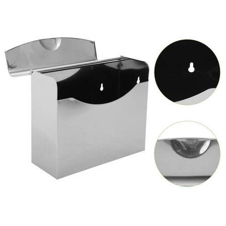 WHAMVOX  Paper Towel Dispenser Commercial Toilet Holder Covers Silver