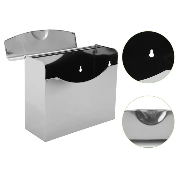 WHAMVOX  Paper Towel Dispenser Commercial Toilet Holder Covers Silver