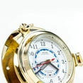 thumbnail image 2 of Nagina International 9" Solid Brass Porthole Time and Tide Clock, 2 of 6