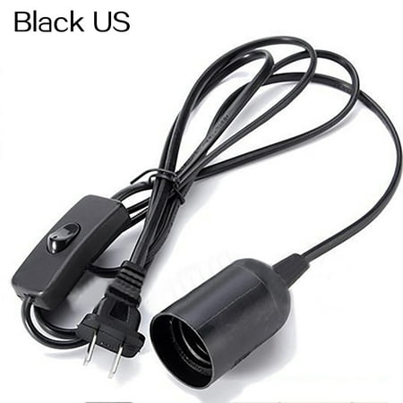 

Bigstone Vintage E27 6ft Light Bulb Socket Holder Hanging Pendant Cord Cable with Switch