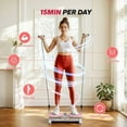 thumbnail image 4 of Waist Twist Machine Slim Waist and Toned Abs Waist Twister Can Stand with Feet Apart Double Non-slip No Noise Use Exercise Equipment Abdominal Roller Workout, 4 of 10