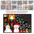 thumbnail image 3 of Festival Snowman Santa Elk Wall Sticker Window Decoration Removable Sticker, 3 of 7