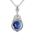 thumbnail image 1 of Winter Sport Skiing Skis Pattern Pendant Jewelry Music Guitar Torque Hangtag, 1 of 3