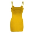 thumbnail image 2 of ShezPretty Women's Basic Cami with Adjustable Spaghetti Straps Tank Top (2XLarge, Mustard), 2 of 4