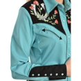 thumbnail image 3 of Scully PL-637-TUR-XXL Womens Western Shirt - Turquoise- 2 Extra Large, 3 of 3