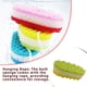 thumbnail image 4 of Kearding Esponja exfoliante para baño, depurador de baño, herramienta de limpieza, eliminador de piel muerta, fabricación de burbujas, depurador de Suministros de limpieza para el hogar Amarillo Kearding HA062432-01, 4 of 6