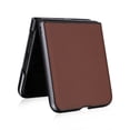thumbnail image 4 of Allytechgroup Minimalist Back Cover Phone Case for Motorola Moto Razr 2025 6.9", Ultra Slim Fit Lightweight Shockproof Anti-Scratch PU Leather PC Back Shell for Women Men,Brown, 4 of 8