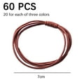 thumbnail image 2 of Gseagtia 60 Pieces Hair Ties for Thick and Curly Hair Ponytail Holders Hair Elastic Band for Women, 2 of 6