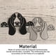 thumbnail image 3 of Troquel De Corte Perro Ahuecado Acero Al Carbono Adorable Delicado Relieve Plantilla Plantilla De Corte Para Diy Tarjeta De Regalo Álbum De Recortes Álbum Arte Artesanía Decoración Guardurnaity HA018720-00, 3 of 7