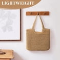 thumbnail image 4 of Bolsa de playa Trifabricy Straw para mujer de gran capacidad, 4 of 7