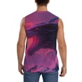 thumbnail image 4 of Balery Mystical Dragon Under Moon Camisetas sin mangas para hombre, absorbe la humedad y protege contra el mal olor.-Large, 4 of 7