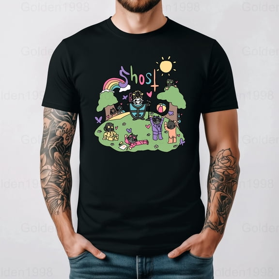 Ghost Band Merch Album Cotton Apparel Shirt Music Fan Gift Graphic Tee,for men & women up to 5XL