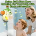 thumbnail image 4 of Baby Dinosaur Bath Toys,Toddler Bath Bubble Machine, Bathtub Toy Dinosaur, Bubble Maker with 12 Songs & 6 Color Lights, Bath Time Shower Bath Wall Toy for Boys Girls, 4 of 10