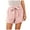 Pink, variant on Aayomet Shorts For Women Women Casual Cotton Shorts Drawstring Comfy Elastic Waist Shorts Summer Pull On Short with Pockets,Pink S