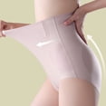 thumbnail image 3 of Bragas moldeadoras de abdomen para mujer, ropa interior moldeadora de cintura alta, bragas de compresión sin costuras, 3 of 8
