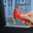 thumbnail image 4 of Mini Safety Car Life-saving Escape Rescue Tool Seat Broken Emergency Glass Breaker Hammer Window Keychain Belt Cutter, 4 of 5