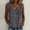 Gray, variant on Women's Summer U-Neck Embroidery Sleeveless Top Casual Blouse Tank