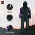 thumbnail image 4 of Daniel Smart Motorcycle Soft Polyester Rain Suit for Women Waterproof with Reflective piping and Zipper Closure., 4 of 7