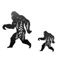 thumbnail image 1 of Estaca de metal para jardín de Halloween, diseño de Sasquatch negro, gato, perro, letrero para patio, estatua de silueta para exteriores, 1 of 8