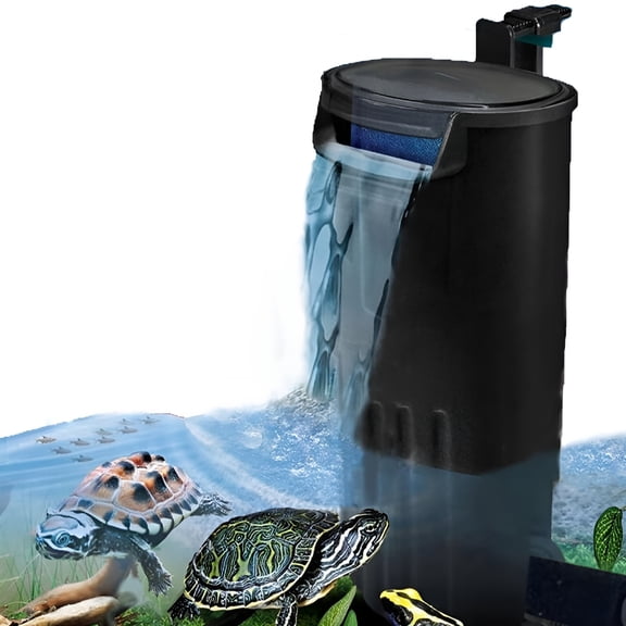 HIBIBUD Tank Filter Large Filter Space Ultra Silent Turtle Tank Filter Fast Effective Filtration for Aquariums Fish Tank Filter