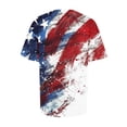 thumbnail image 4 of Raeneomay Oversized T Shirts for Women Casual Summer Independence Day Printed Short Sleeve Shirt Tops Blouse, 4 of 6