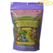 Lafeber Sunny Orchard Nutri-Berries Parakeet, Cockatiel & Conure Food 10 oz - Pack of 4