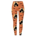 thumbnail image 4 of Hkoxplj Leggings for Women Halloween Leggings High Waisted Yoga Pants with Pockets Plus Size Workout Leggings Pumpkin Witch Bat Print Running Athletic Leggings Soft Stretchy Full Length Tights, 4 of 4