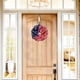 thumbnail image 4 of Corona del Día de la Independencia 40cm | Colgado de puerta patriótica | Decoración diaria de ventanas | Guirnalda de tela | Decoración de la casa de vacaciones en interiores y exteriores | Bandera, 4 of 8