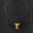 thumbnail image 2 of Good Ideas Bushman Spruce Creek 54 Gal Rain Saver Barrel with Spigot, Black, 2 of 4