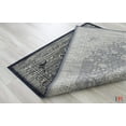 thumbnail image 5 of Handcraft Rugs-Midnight Blue/Gray Persian Isfahan FloralPattern Distressed  Modern Vintage Area Rug, 5 of 7