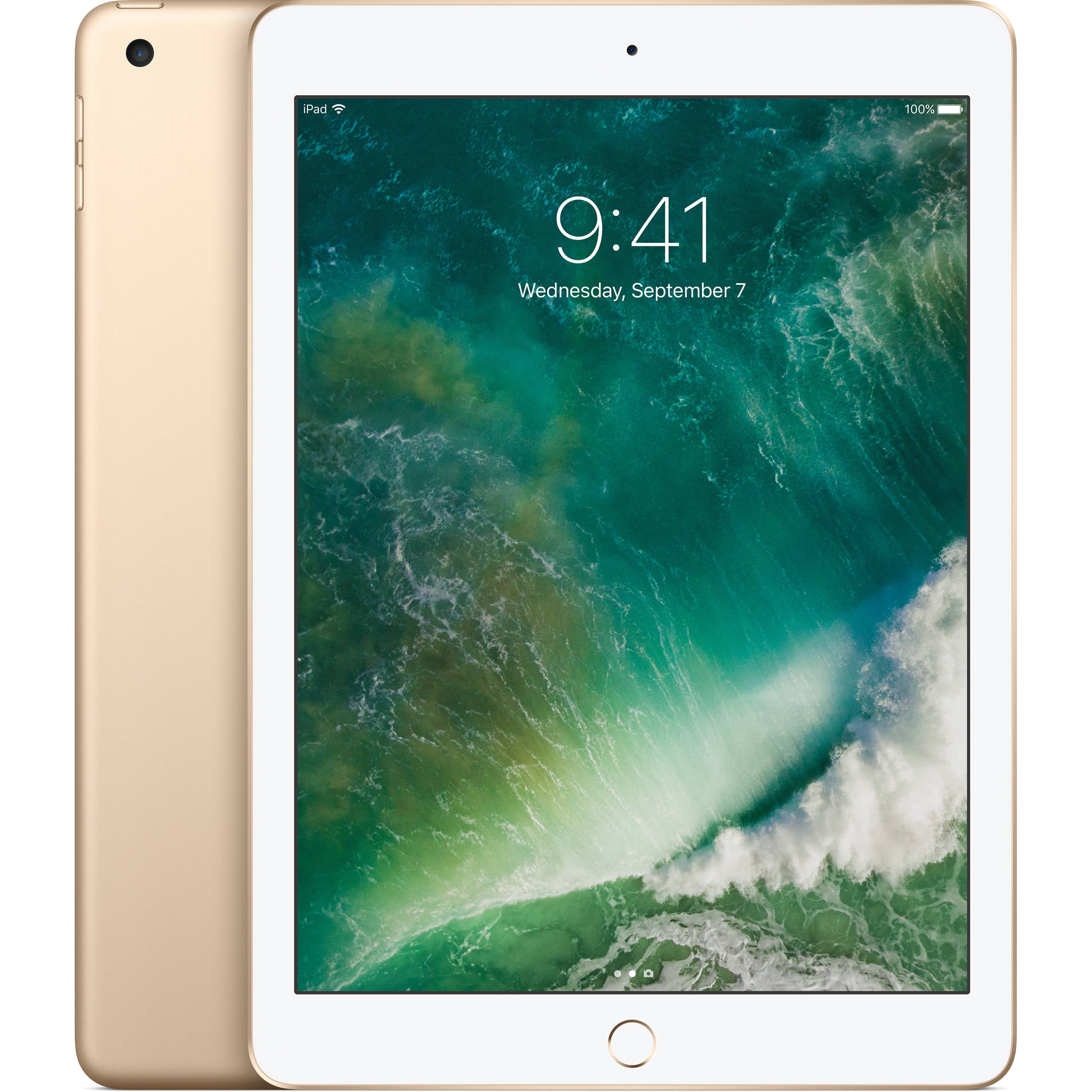 Restored Apple iPad 5th Generation 32GB Wi-Fi - Gold (Refurbished)