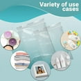 thumbnail image 3 of Pack of 250 Zipper Bags, Clear 14 x 20. Ultra Thick Seal Top Bags 14x20. Thickness 4 mil Thick. Heavy Duty Polyethylene Bags with Single Track for Industrial, Food Service, Health Needs., 3 of 7
