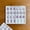 Violet34029, variante sur Planche d'Entraînement Mahjong / Planche d'Entraînement Charleston avec 24 Emplacements pour Tuiles / Simulateur de Jeu Portable pour la Pratique de la Stratégie / Utilisation à la Maison, en Voyage et en Fête