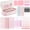Pink-39pcs, variant on MoKo 60Pcs Aesthetic School Supplies with Pencil Case for Students Stationary College Essentials, Pink
