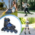 thumbnail image 7 of SubSun Adjustable Inline Skates, Durable Roller Blades with Light Up Wheels, Blue M, 7 of 7
