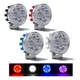 thumbnail image 1 of 1 Pz Faro Redondo 6 Led Aro Rgb Moto Auto Universal 4x4 12v, 1 of 6