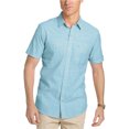 thumbnail image 1 of IZOD Camisa con botones de doble rosa para hombre, azul, pequeña IZOD Botones al frente, 1 of 1